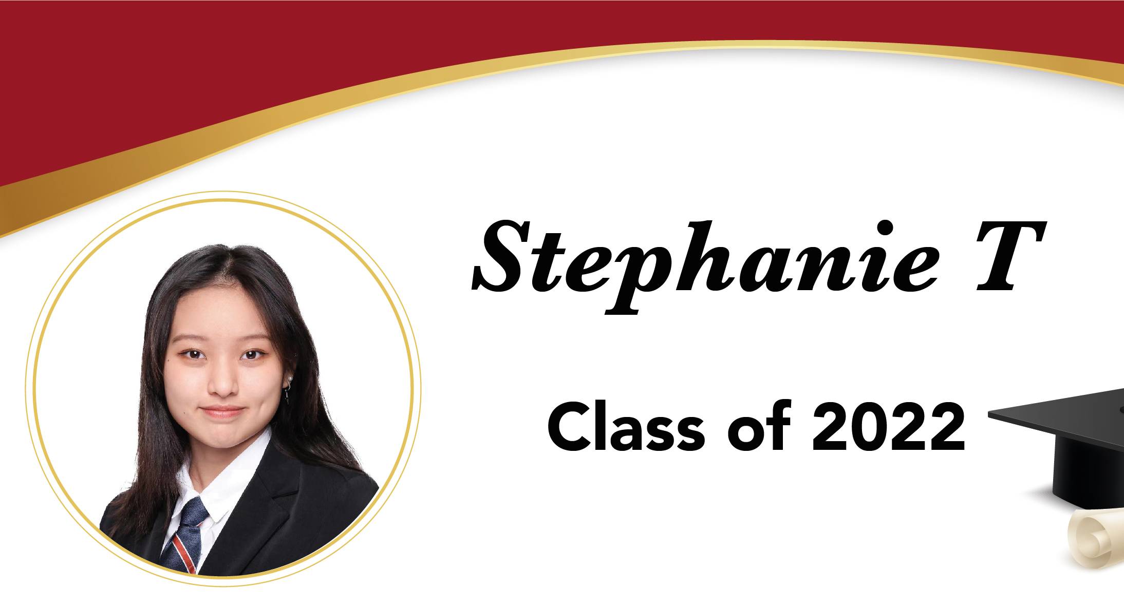与2022届毕业生面对面:Stephanie T
