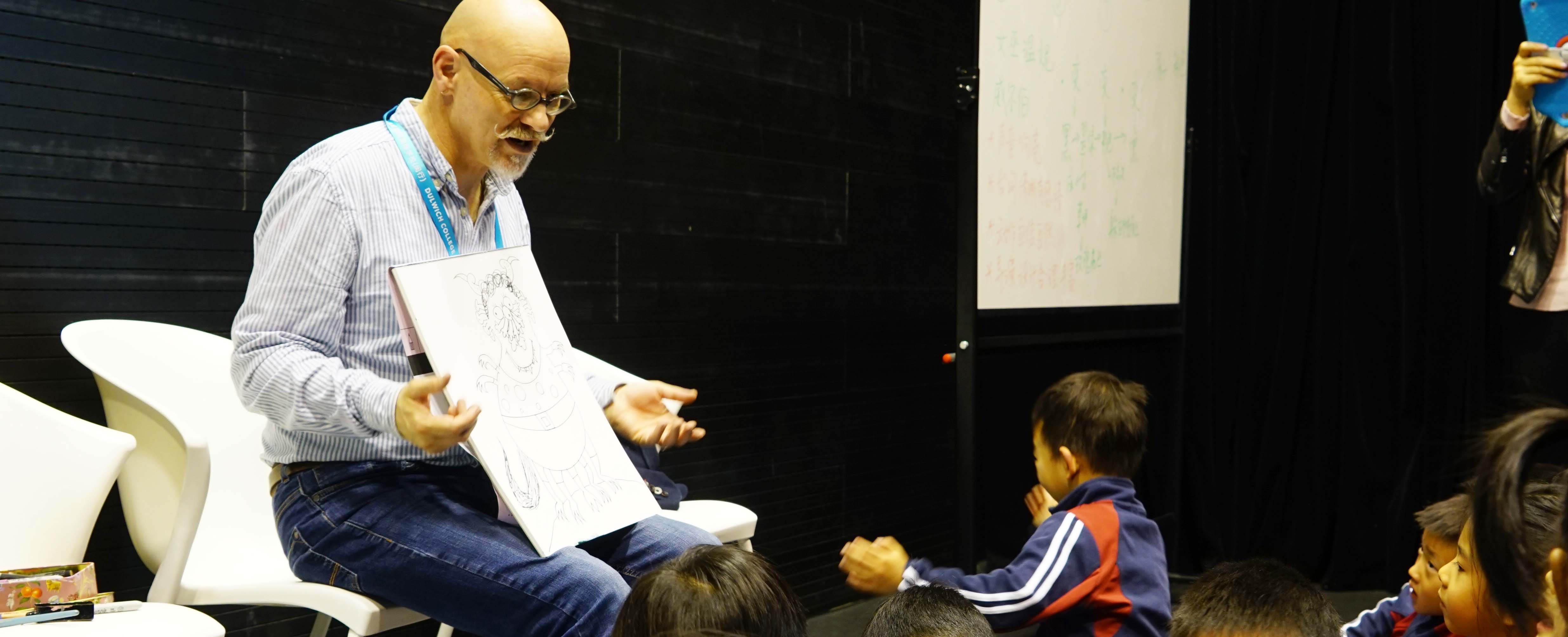 The art of storytelling with famous UK author, James Mayhew