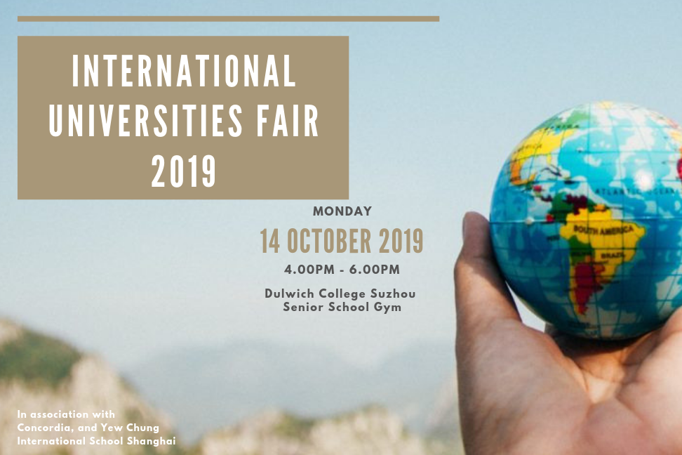 2019 International Universities Fair at Dulwich College Suzhou