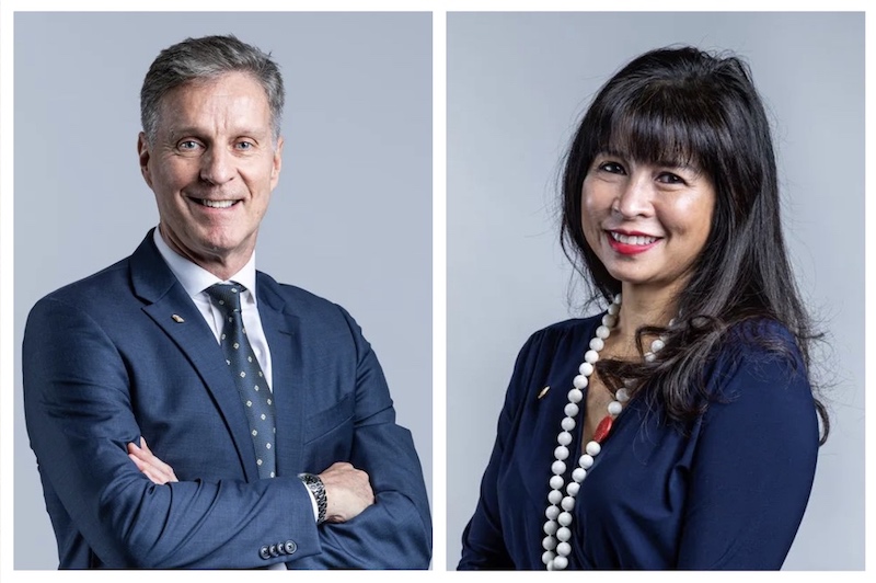 Founder Fraser White and Co-founder Karen Yung