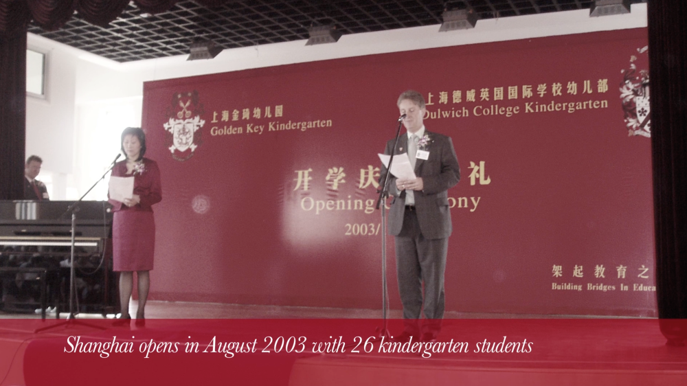 Opening Ceremony with Vice Mayor of the Shanghai Pudong New District, Dr. Zhang En Di, in attendance