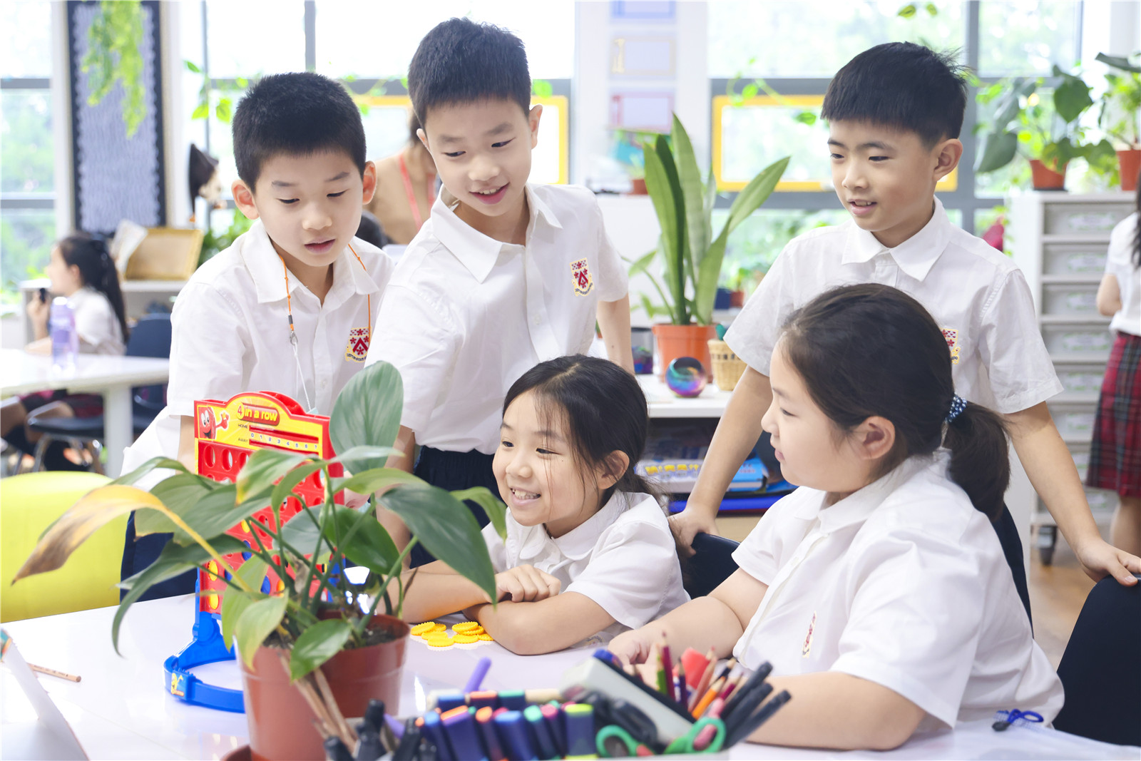 Junior School students in class
