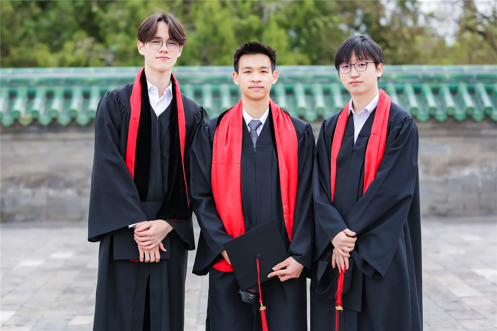 Nik Tanner and his classmates