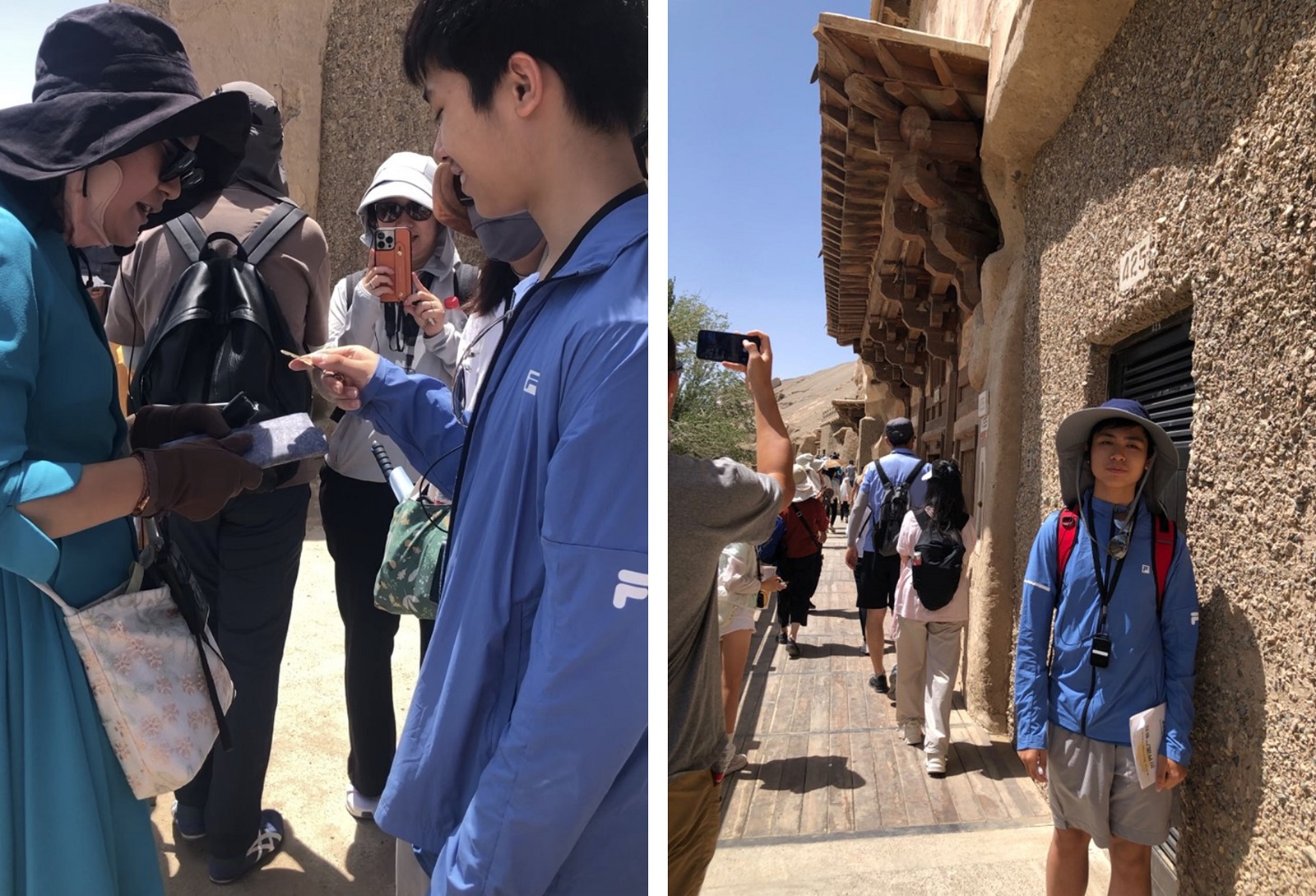 Dulwich College Beijing Students visiting Dunhuang