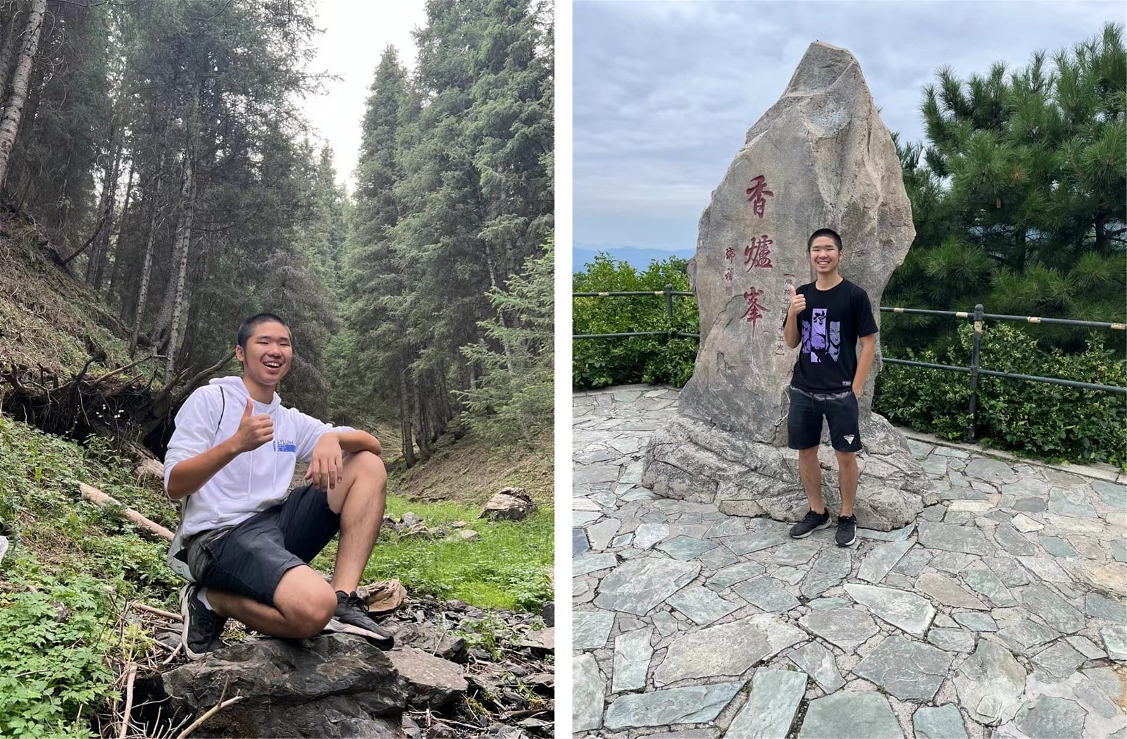 Michael在新疆/在徒步旅行