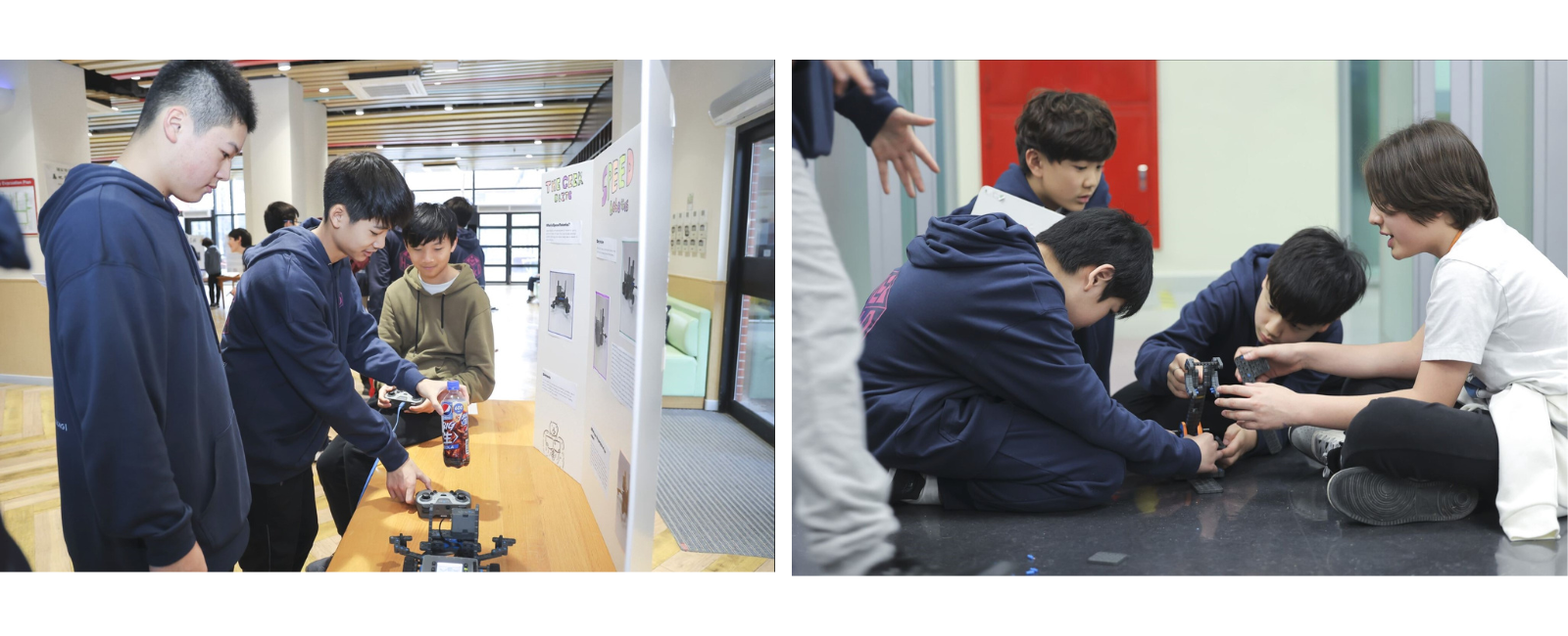 Students present their work