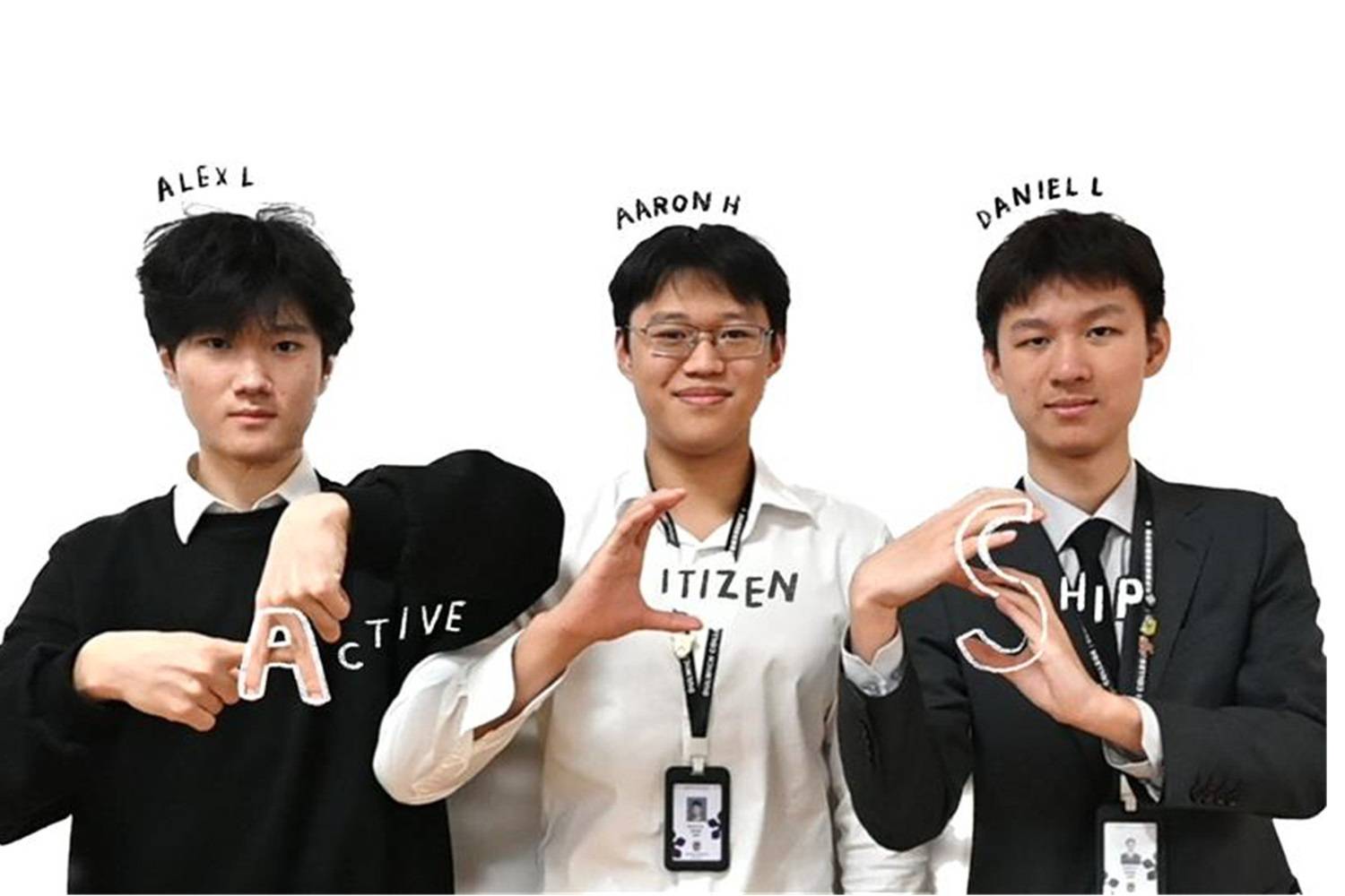 Active Citizenship Prefects: Alex L, Aaron H and Daniel L
