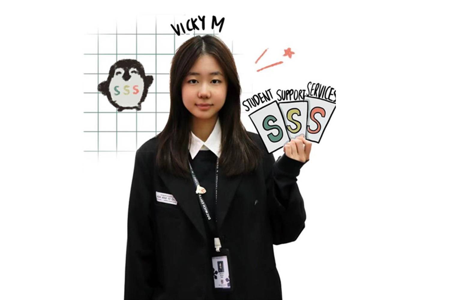 学生支持服务学生代表:Vicky M