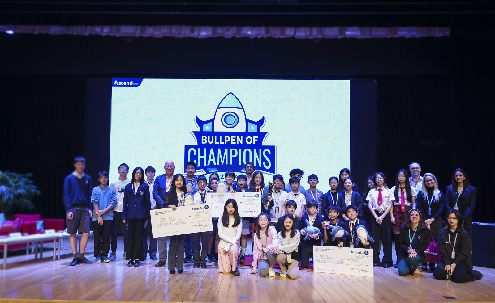 Group photo of Shark Tank participants