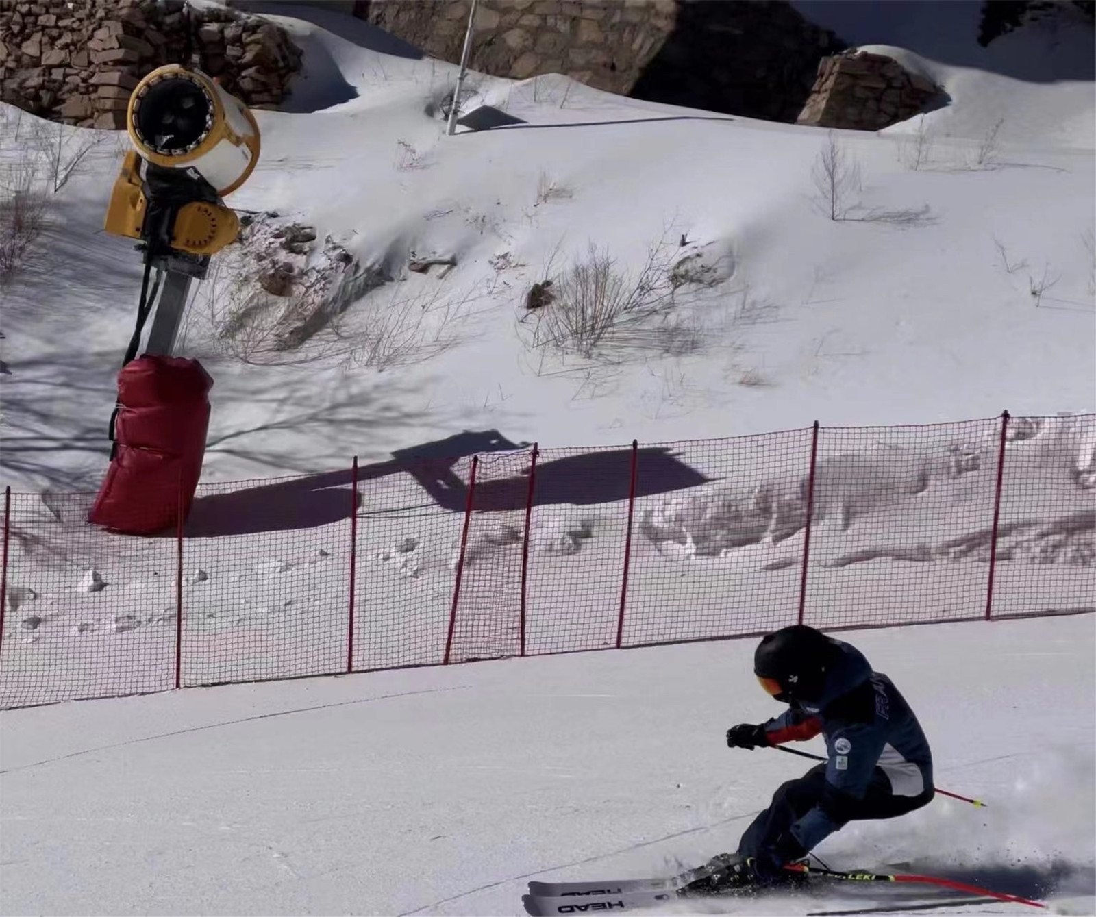 Skiing in December of 2022
