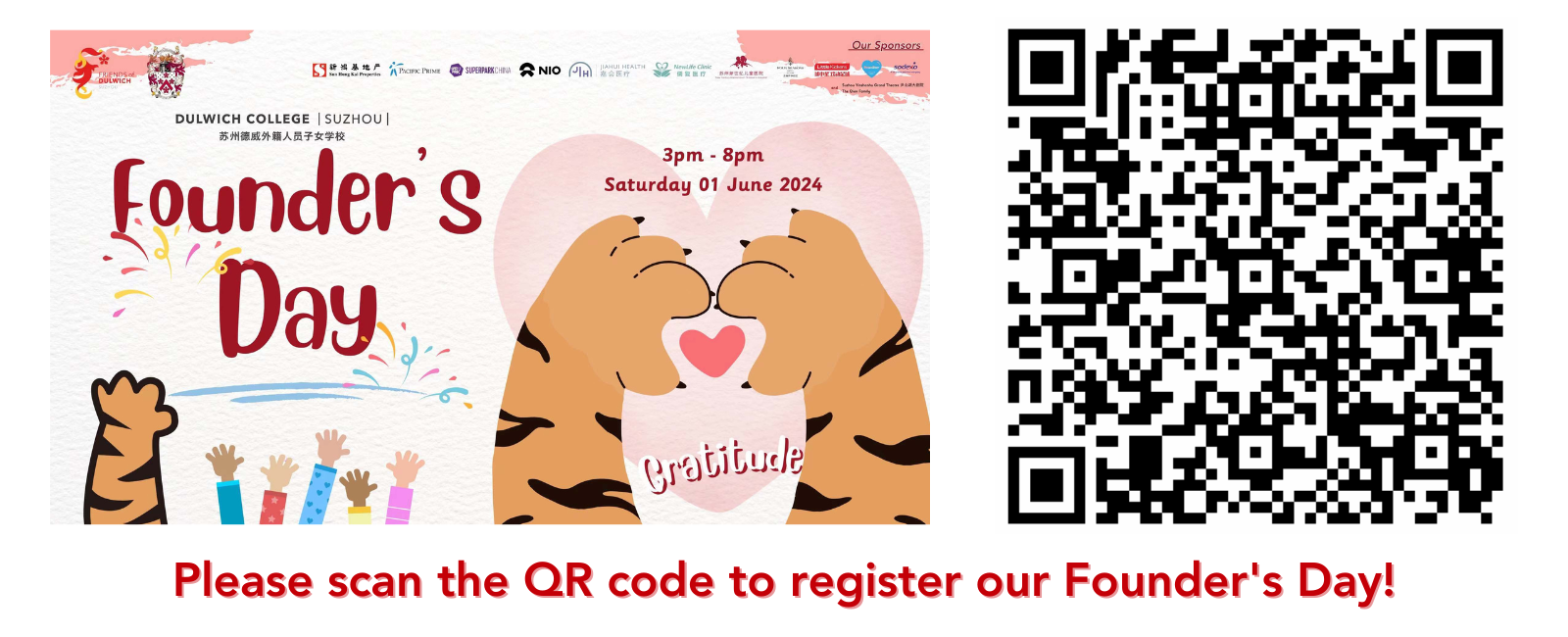 Founder's Day register QR code
