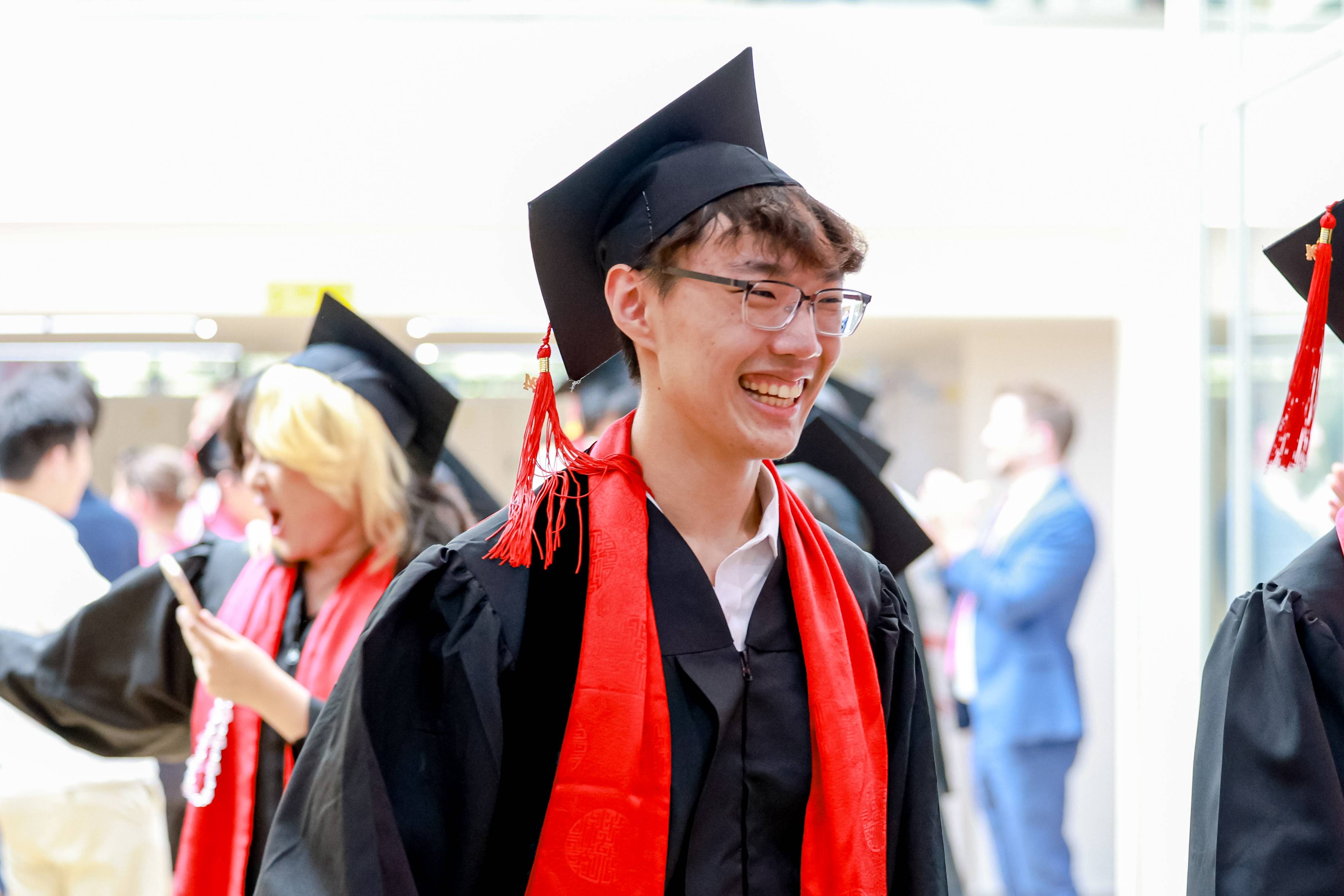Eddy J at the Graduation Ceremony