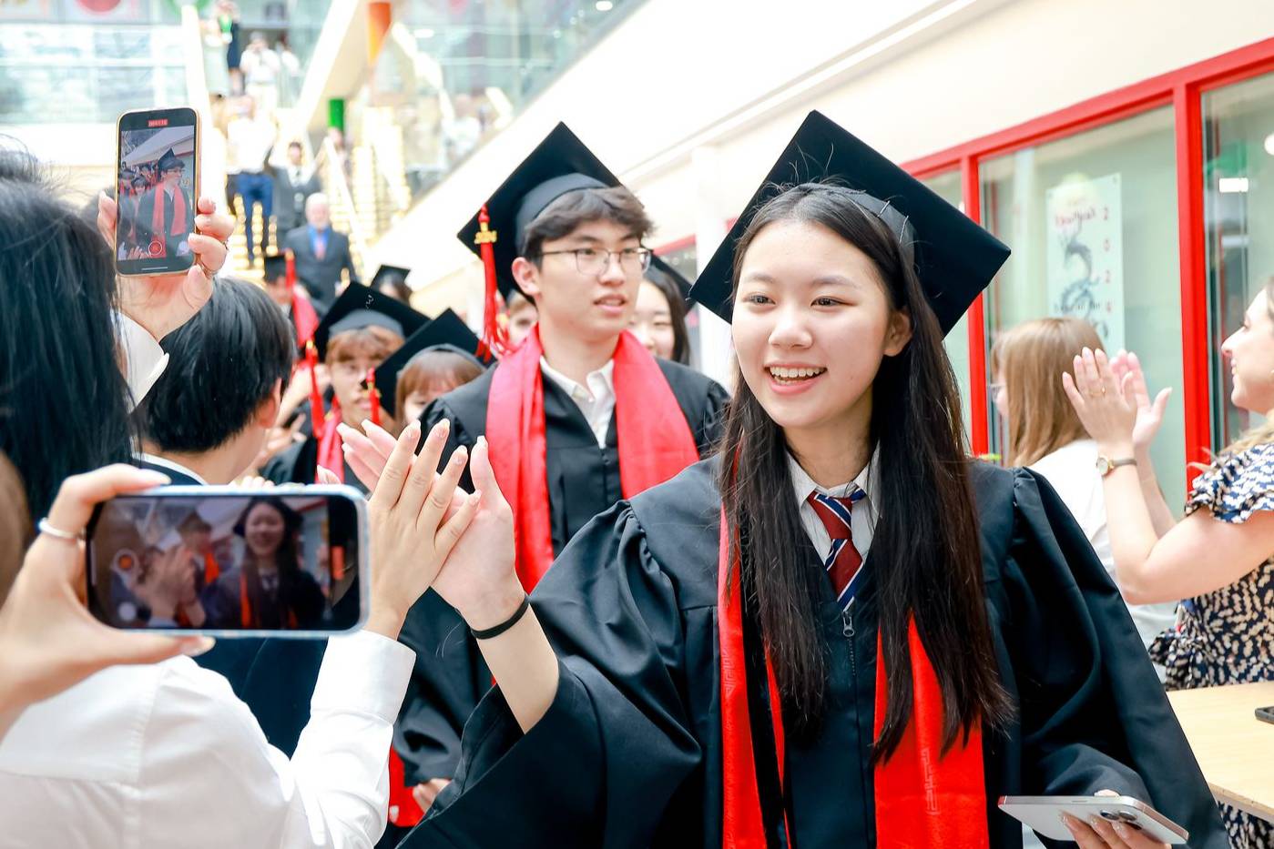Angel W at the Graduation Ceremony