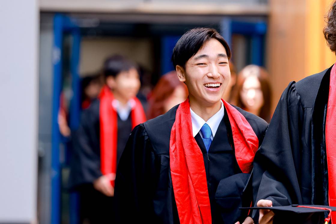 Aidan S at the Graduation Ceremony