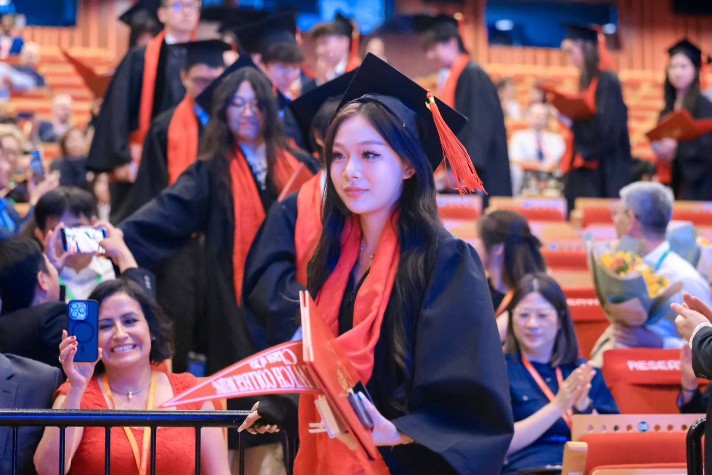 Claire W at the Graduation Ceremony