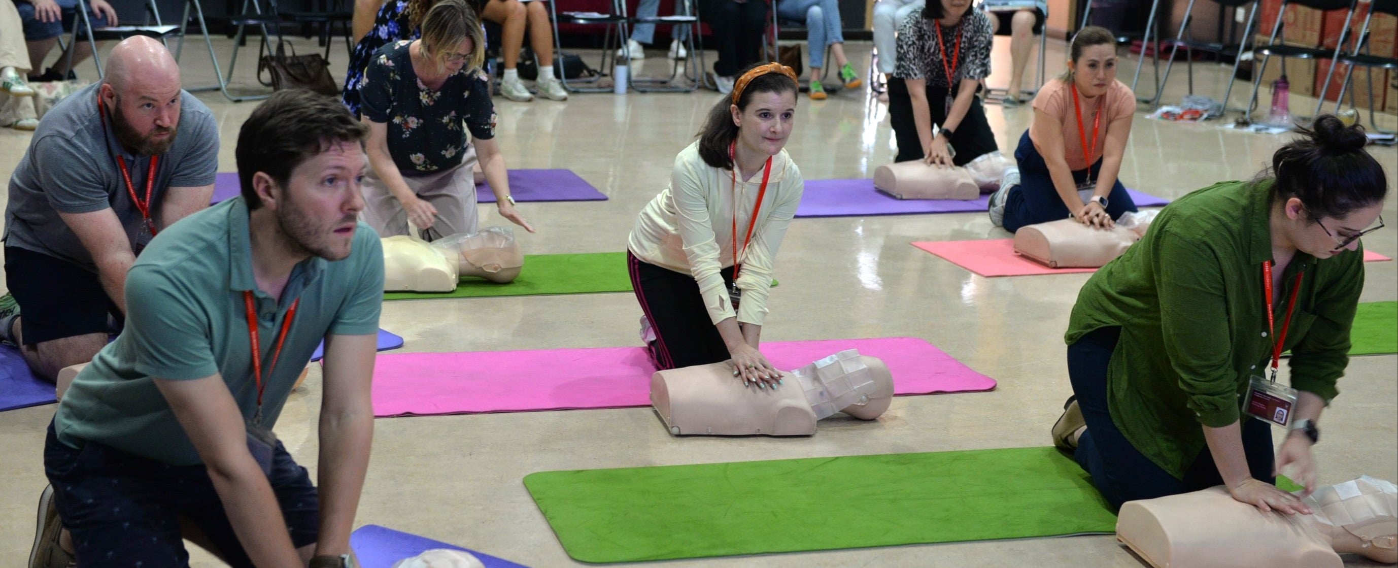 Our teachers received first-aid training