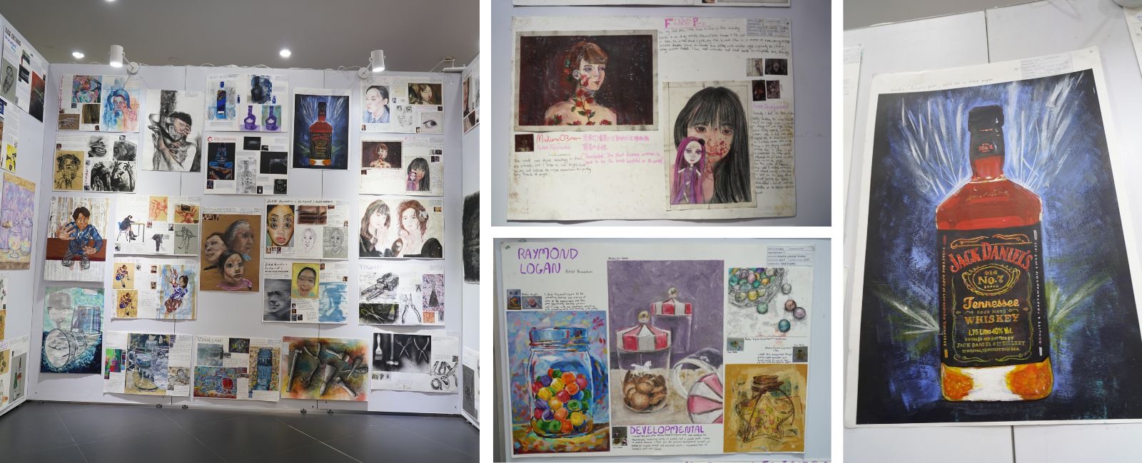 Year 10 students honed their exhibition curation skills