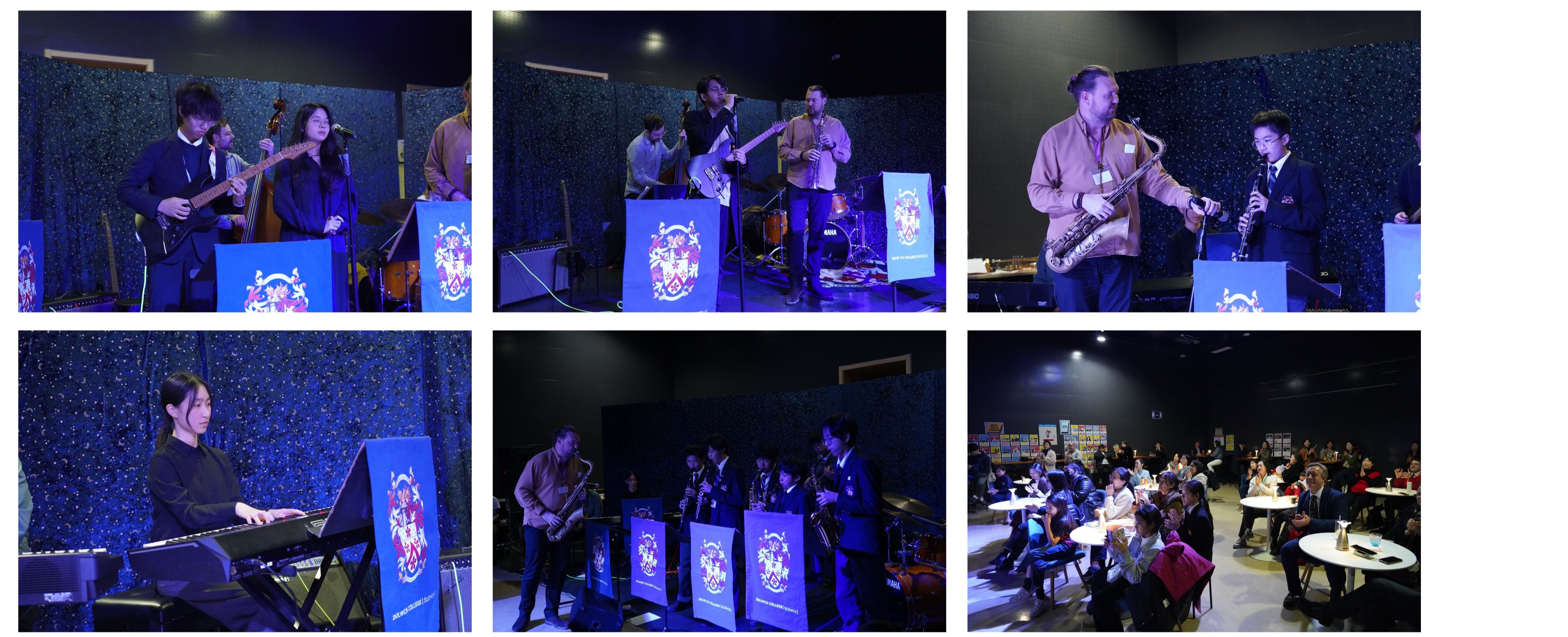 Roy McGrath was performancing with students