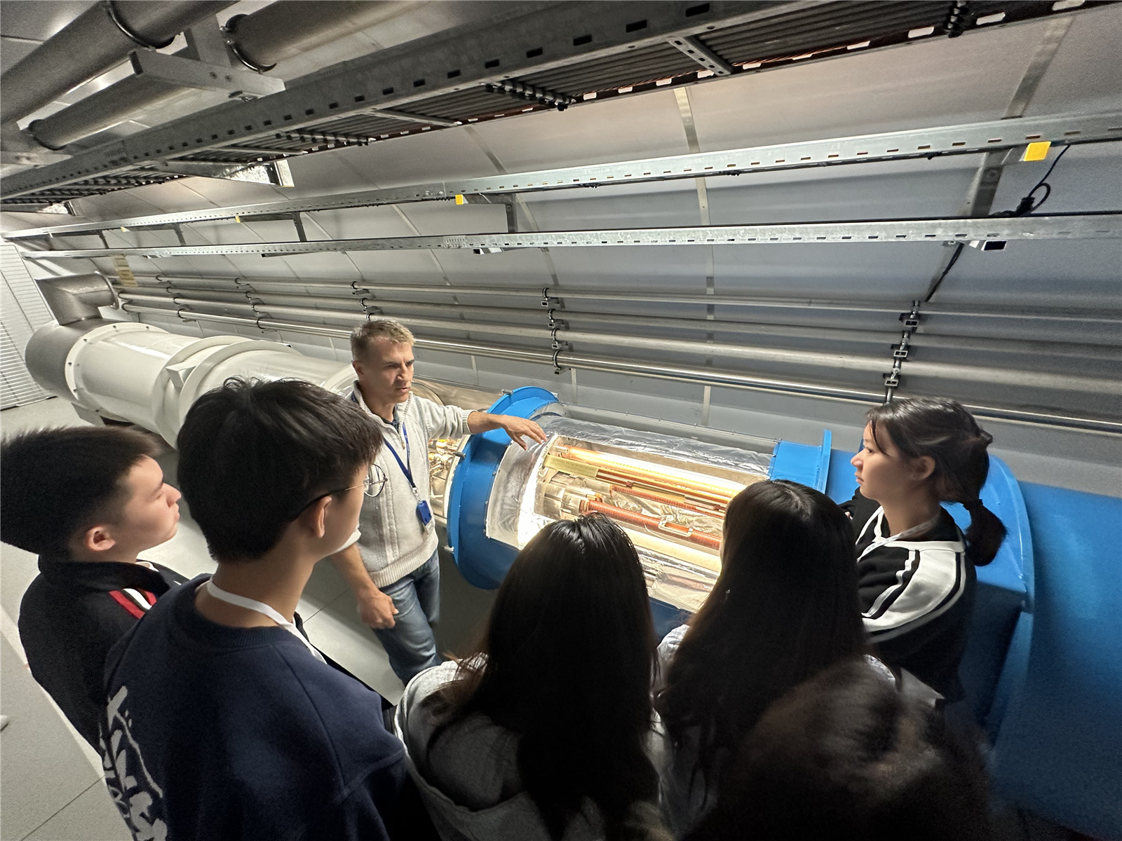 students' visit to CERN