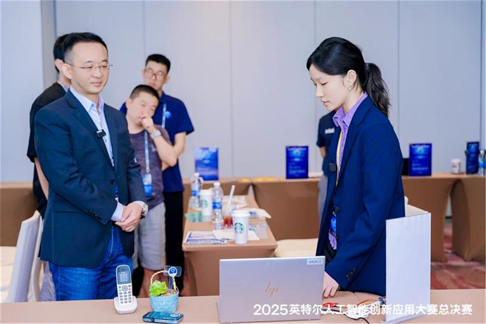 Sunny at the Intel competition