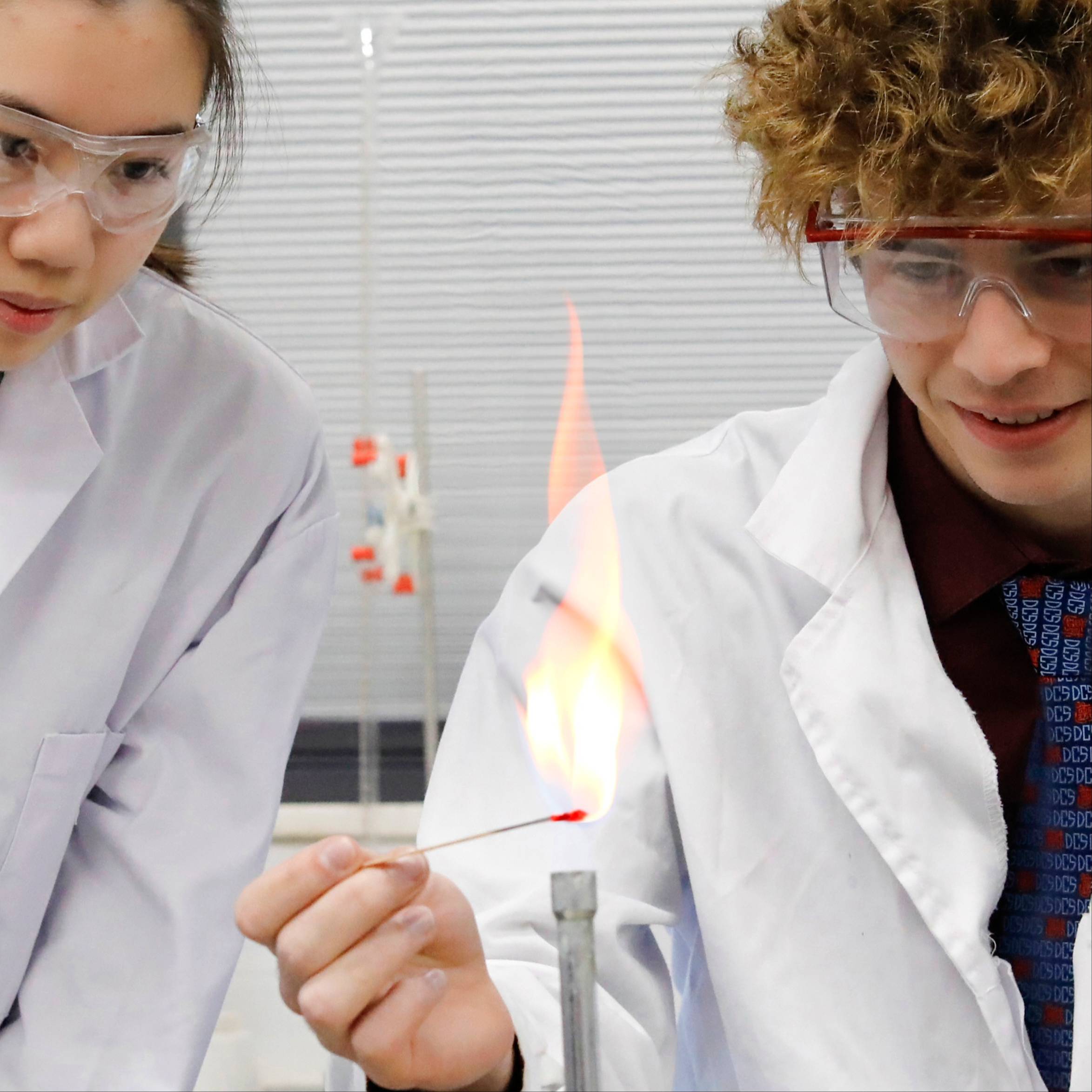 我想一整天都泡在科学实验室!