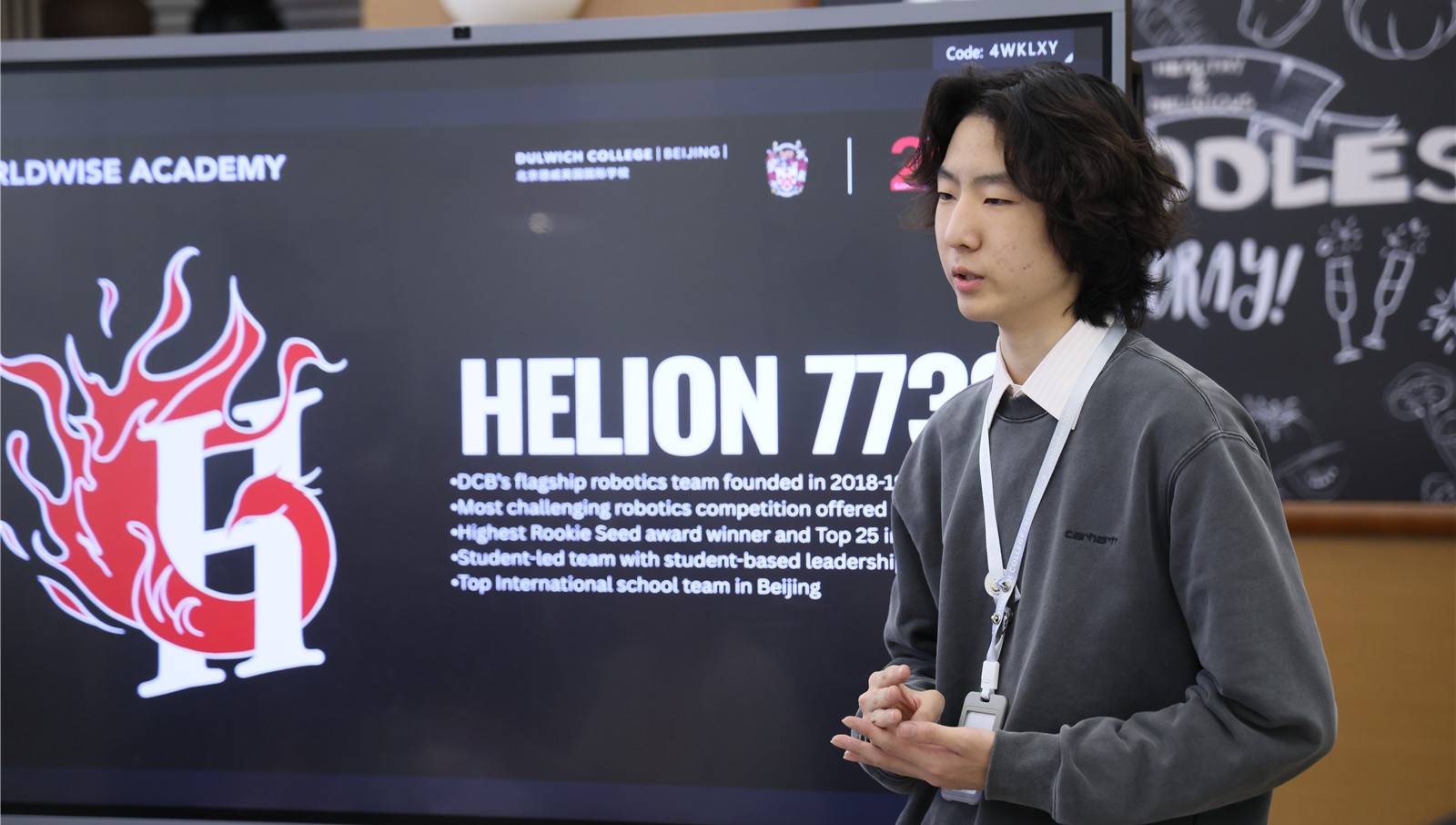 Kaden at HELION event