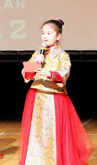 I really want to say thank you to all my teachers and my classmates because they’ve always been so supportive and welcoming.