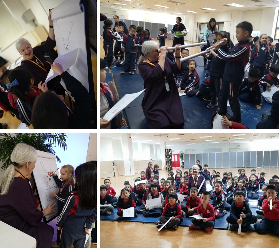 Bestselling author Antoinette Portis with Dulwich College Beijing Early Years