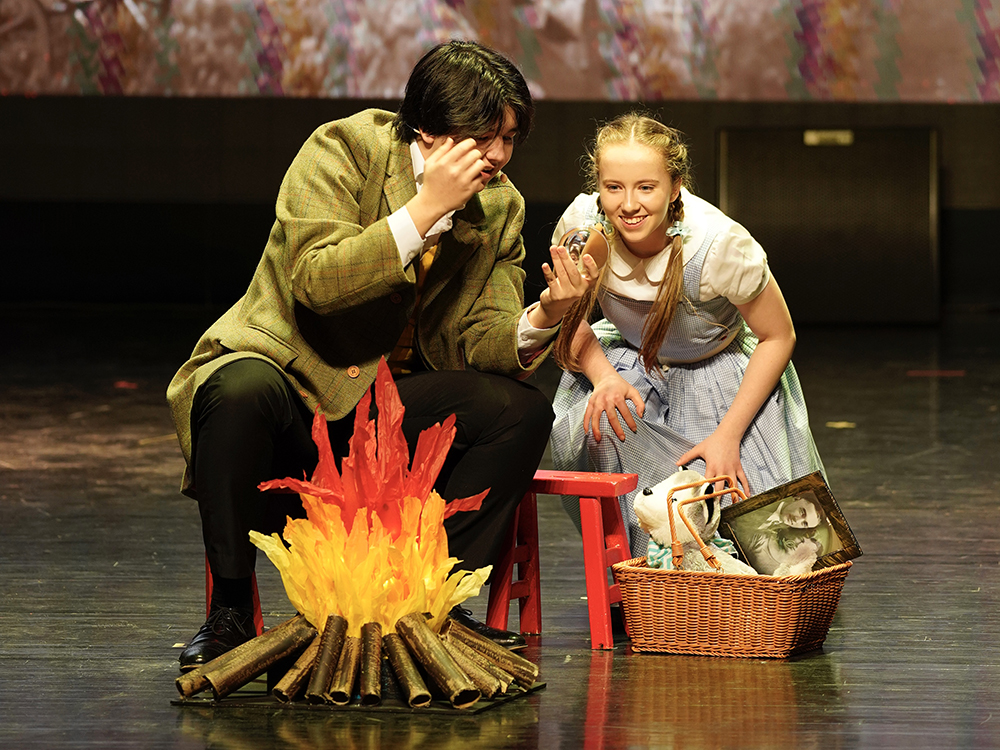 Dorothy with the Professor