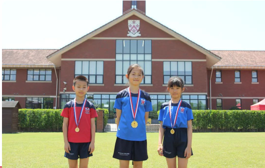 Three of our gold medalists (Felix, Katherine and Chloe)