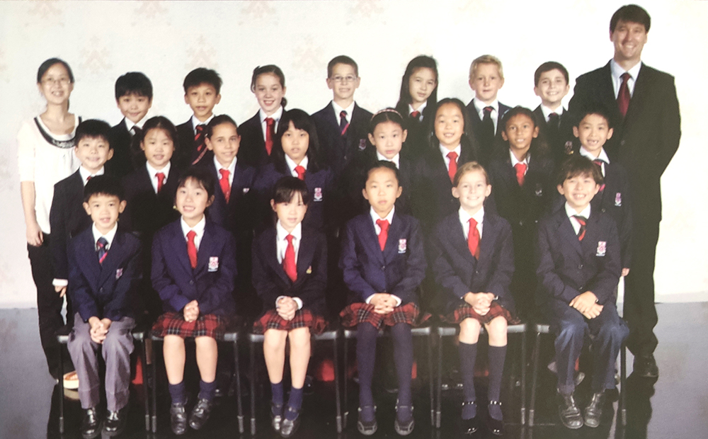 2012年: Derek的四年级班级合照