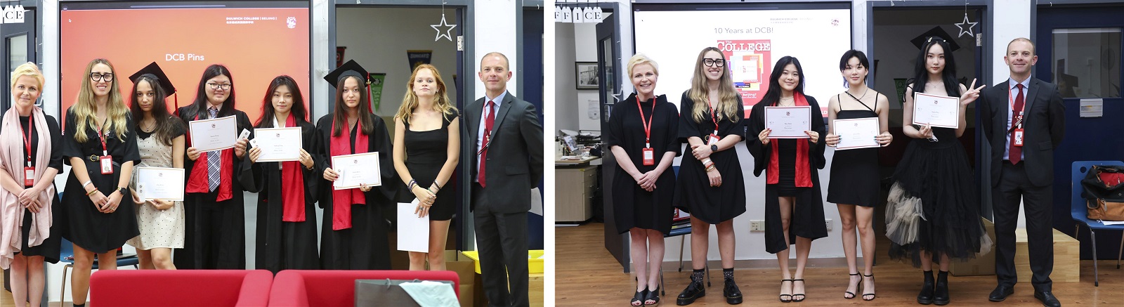 Students with their teachers