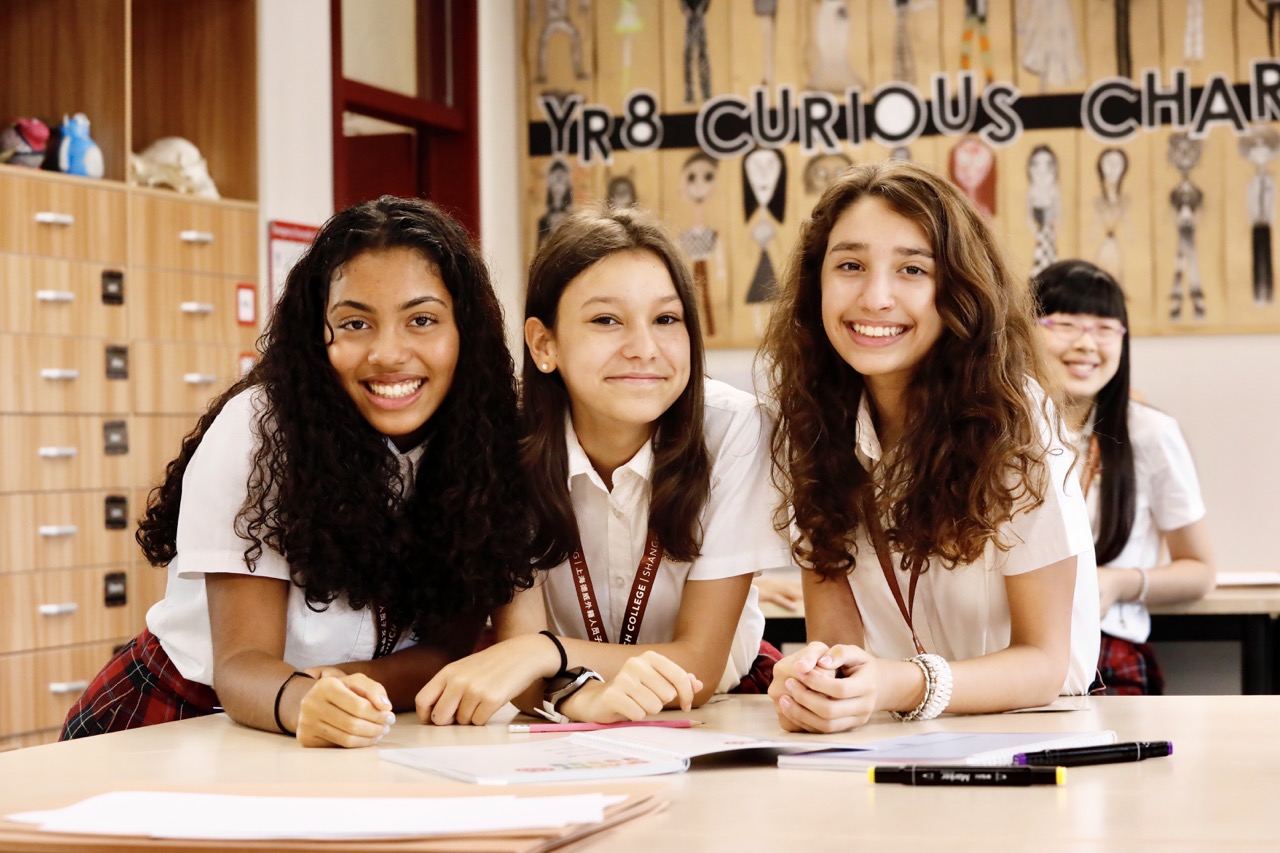 中学部的学生们对新学年翘首以待