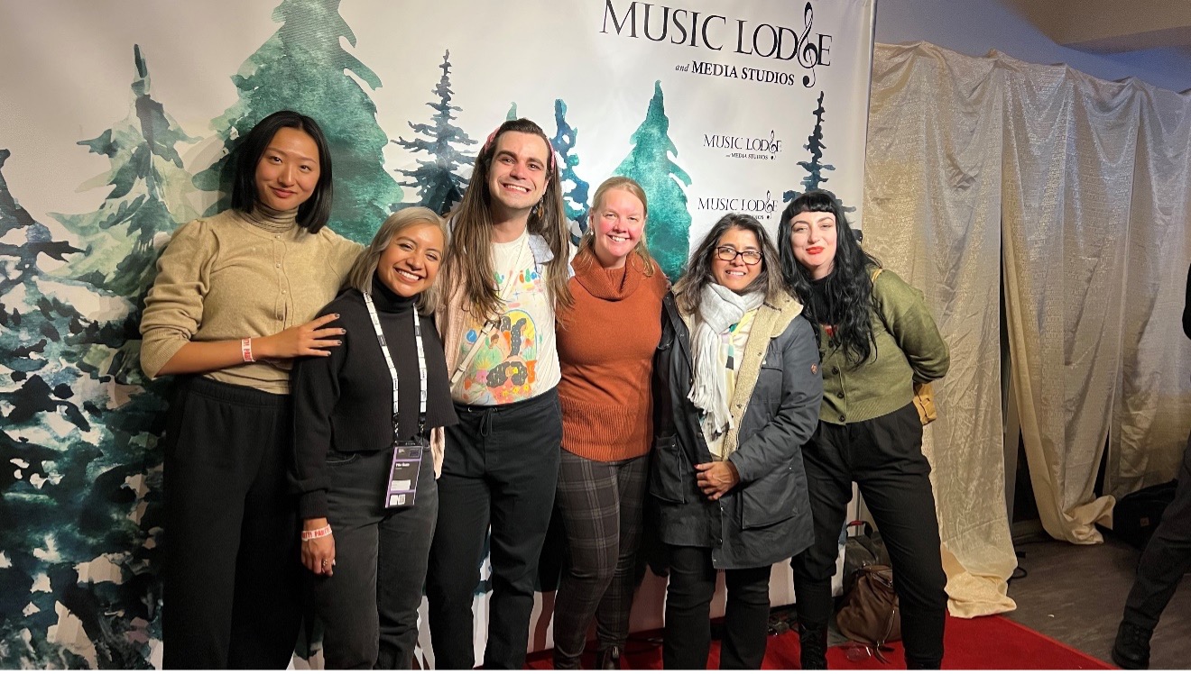 Amy Hao with the Alliance of Women Film Composers at Sundance