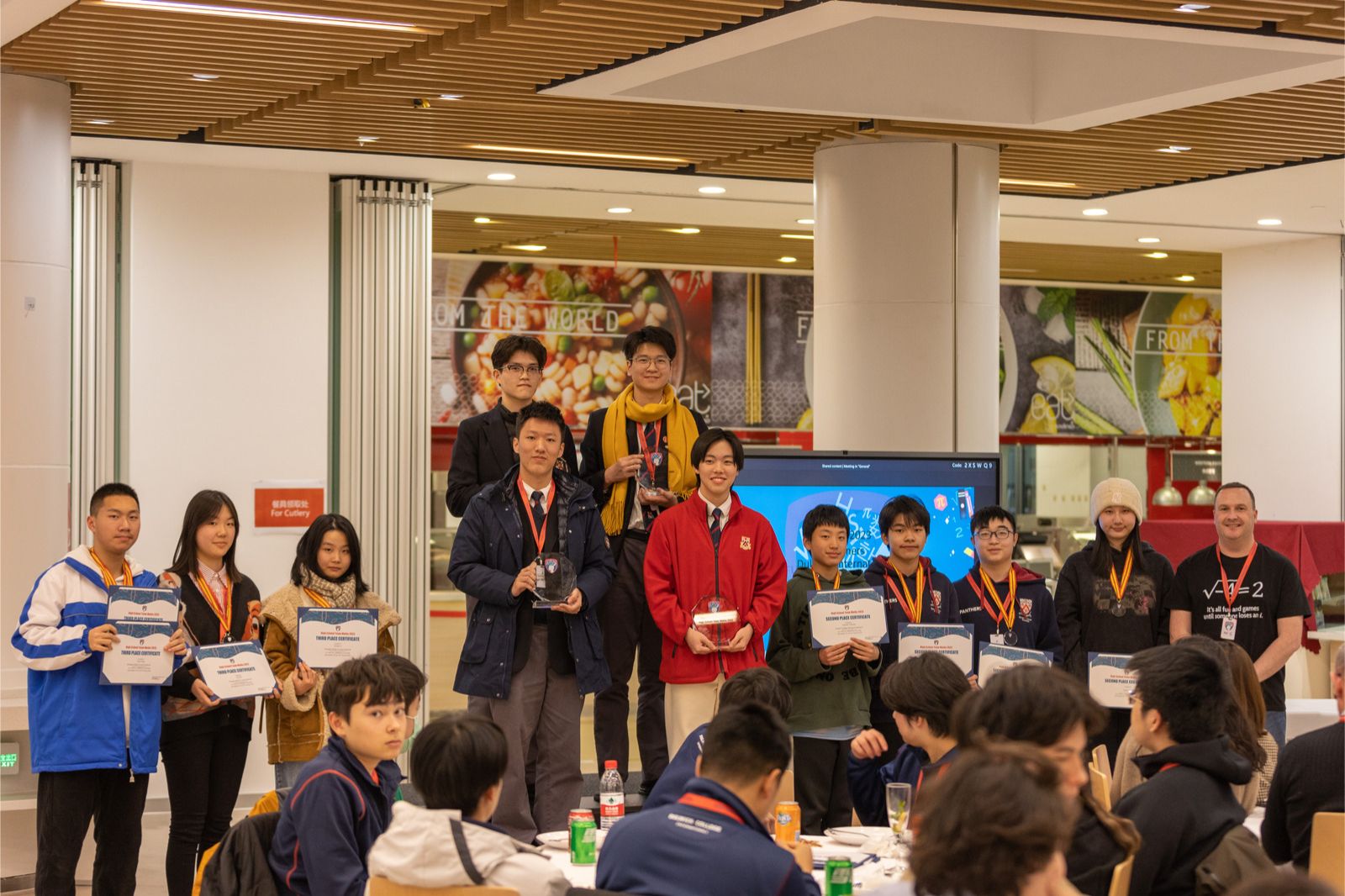 Dulwich Zhuhai team won the first place