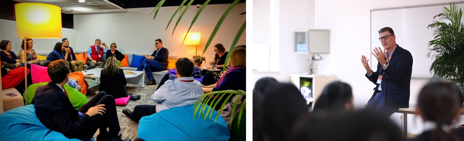 Bestselling author Paul French talks with Dulwich College Beijing Senior School students and teachers