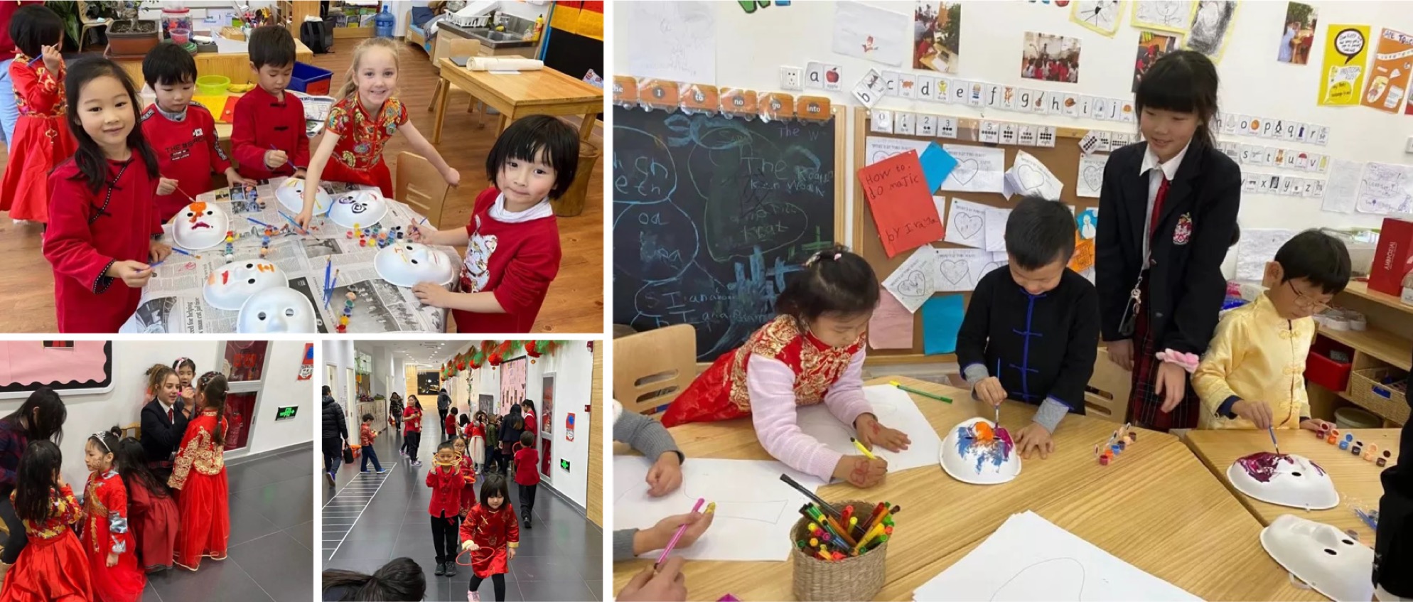 Senior School Students Leading Activities for Early Years Children