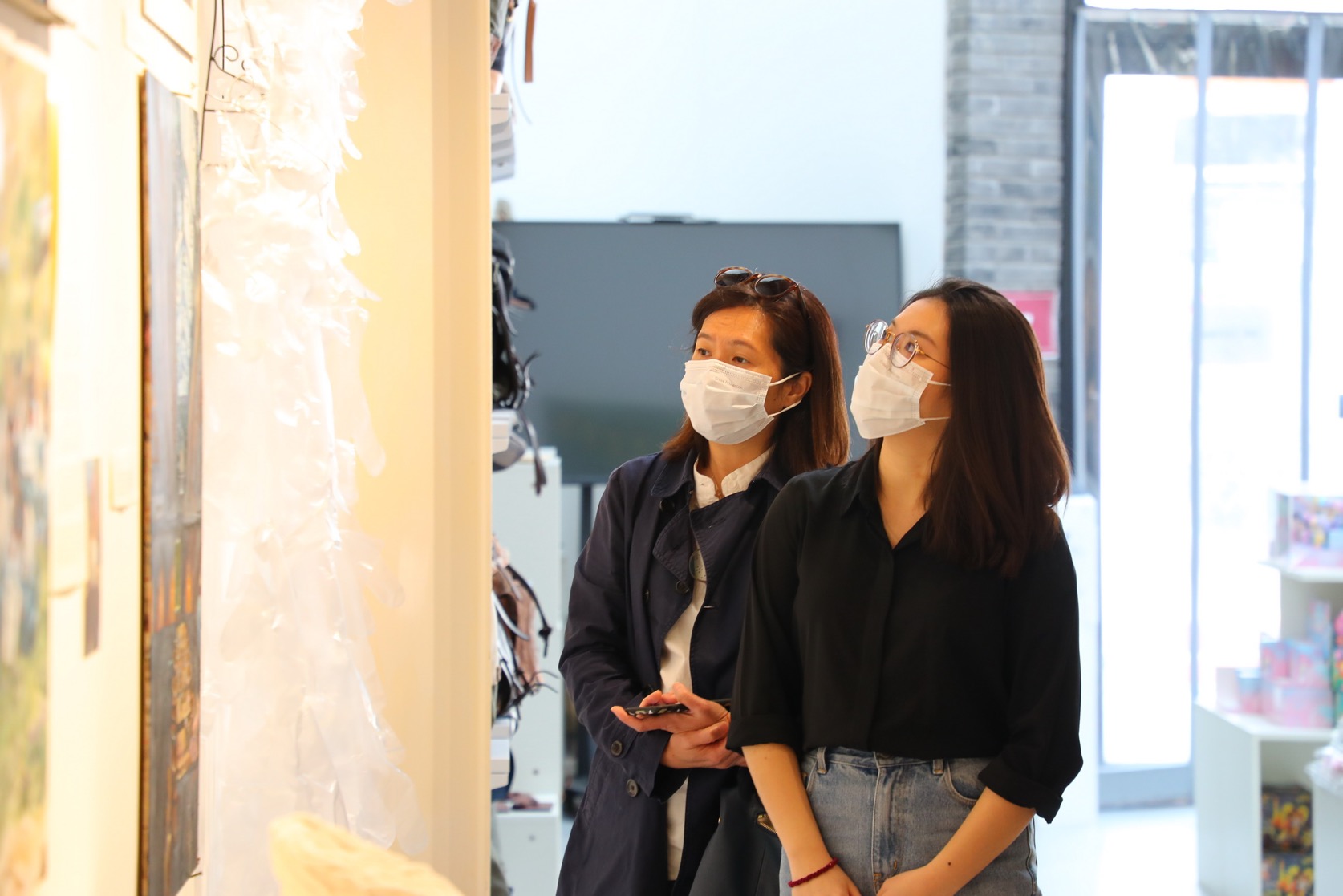 参观北京德威IB艺术展