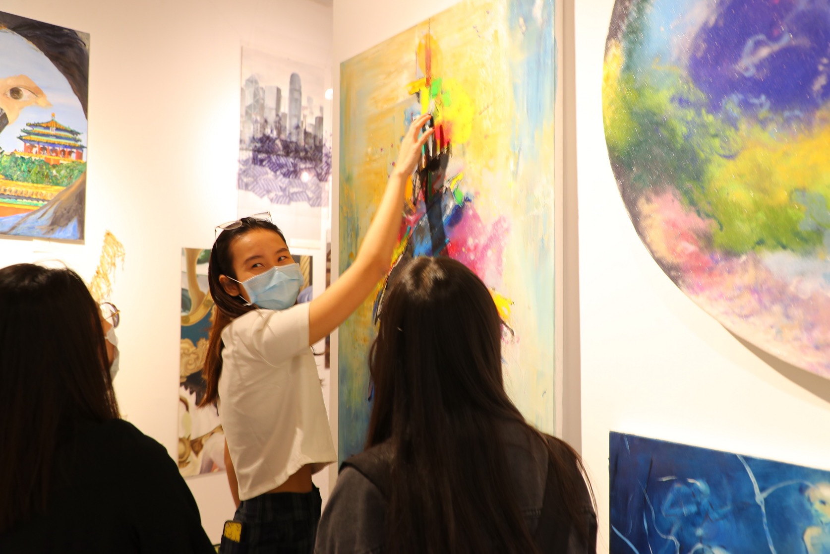 北京德威IB艺术展 - 学生讲解作品