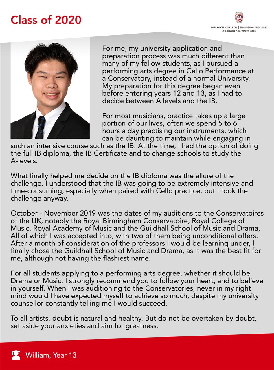 Meet Our Graduates - William