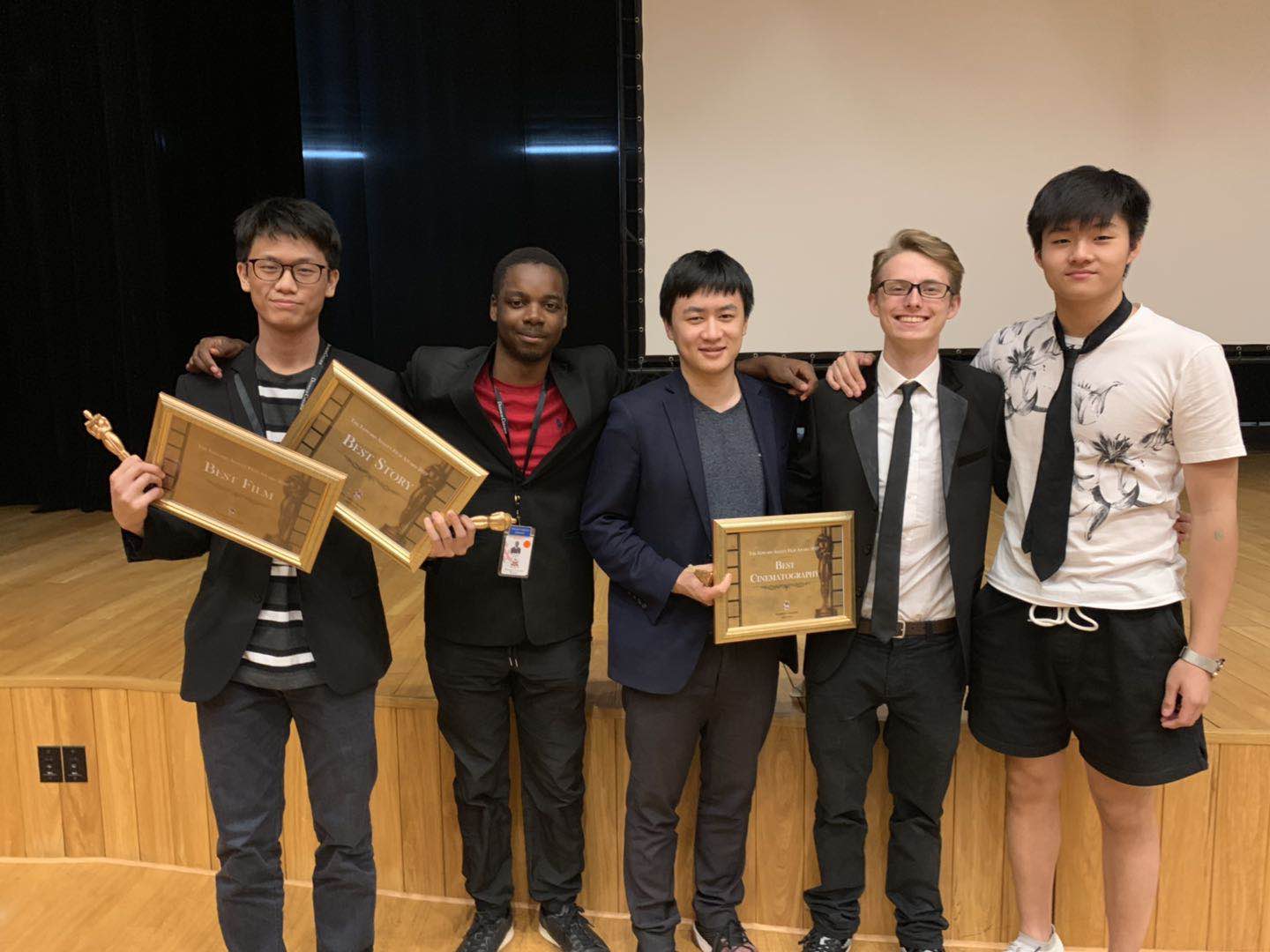 2019 DCB film awards, the Eddies group photo