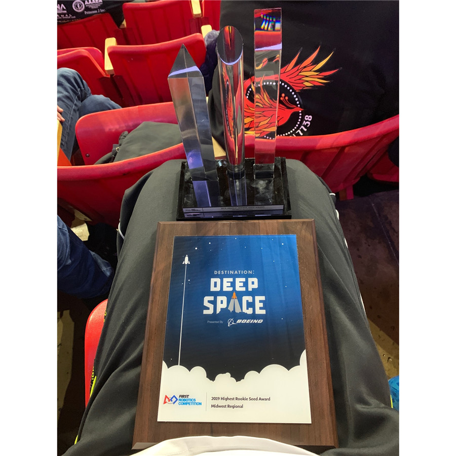 Dulwich College Beijing Team Helion wins Highest Seed Rookie Award at FIRST Robotics Competition Midwest Regionals Chicago