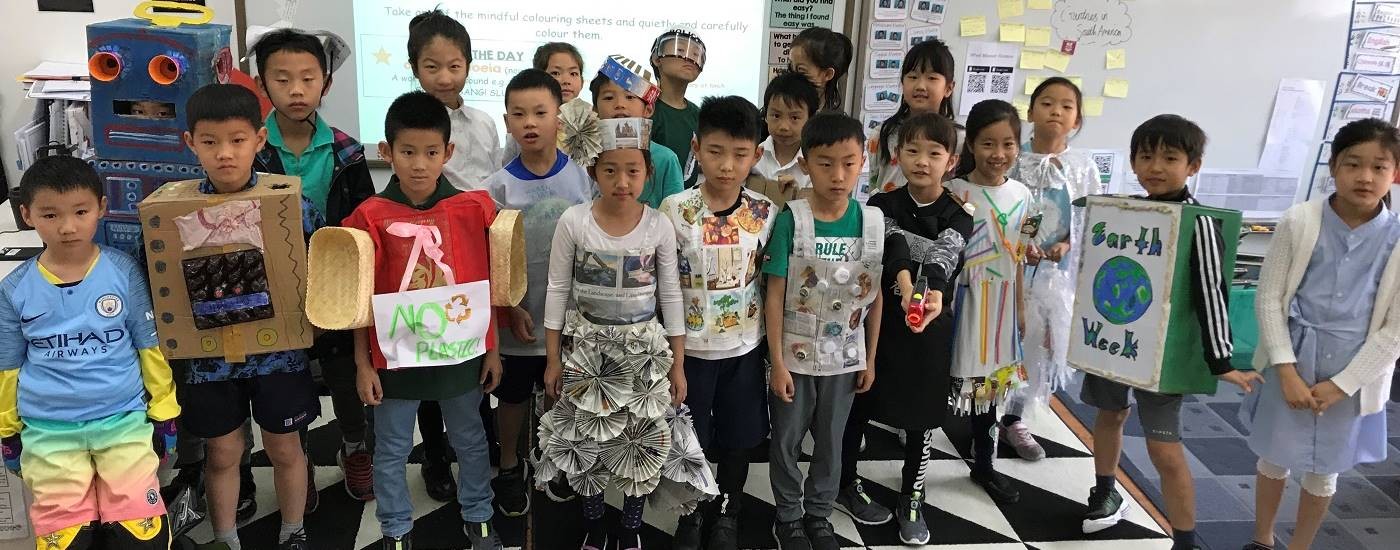Dulwich College Beijing Junior School Earth Day Costumes