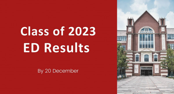 class of 2023 ED result