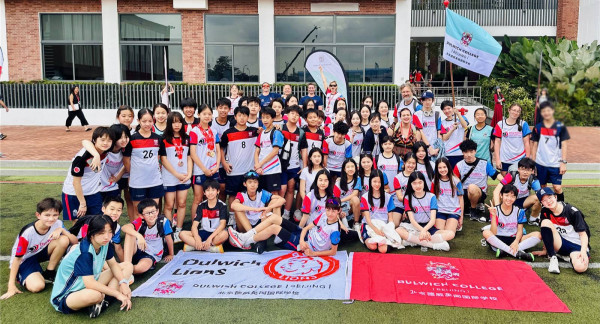 DCB group photo at Dulwich Olympiad 2024 in Singapore