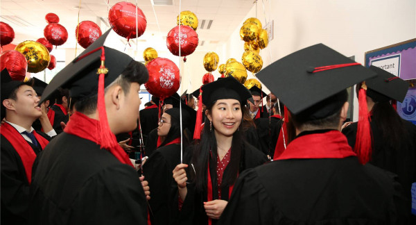 Yiwen Lee at graduation parade