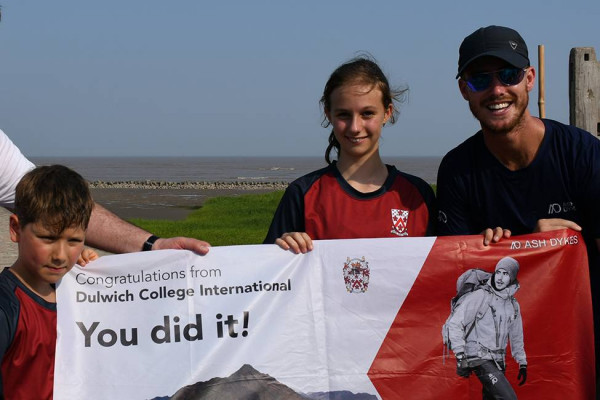 Ash Dykes with Dulwich College Puxi students