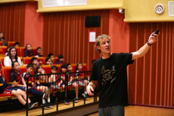 d'Arcy Lunn - Presentation to DCB JS students