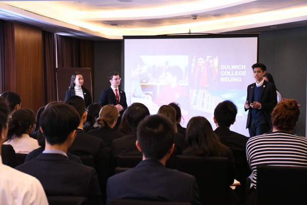 Students presenting