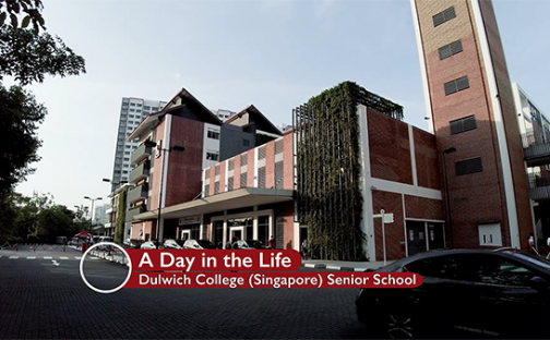 The school building of Dulwich College Singapore Secondary High School